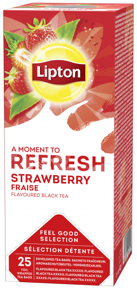 LIPTON STRAWBERRY TE 25 PÅSAR