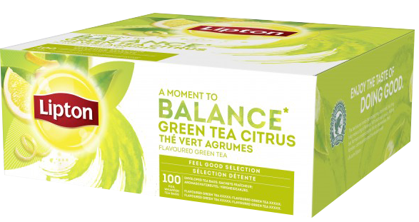 LIP GREEN TEA CITRUS 100 BAGS