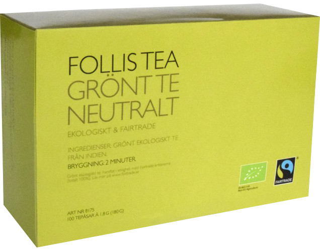 FOLLIS GRÖNT TE 100 PÅSAR