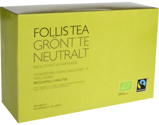 FOLLIS GRÖNT TE 100 PÅSAR
