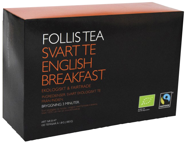 FOLLIS TE ENG BREAKF 100 PÅSAR
