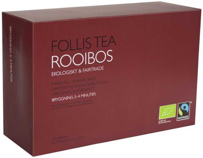 FOLLIS TE ROOIBOS 100 PÅSAR