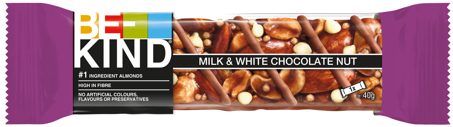 BEKIND MILK&WHITE CHOCO NUT