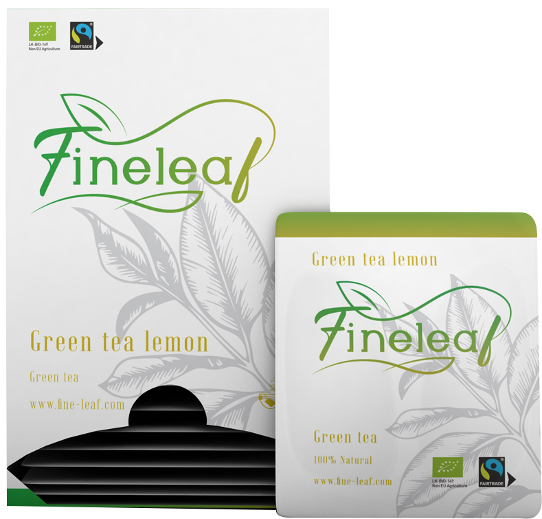 FINELEAF 25P GREEN TEA LEMON
