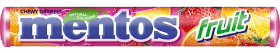 MENTOS FRUIT 38 GR*