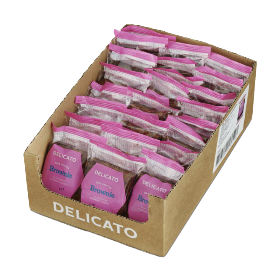 DELICATO BROWNIE 25-PACK