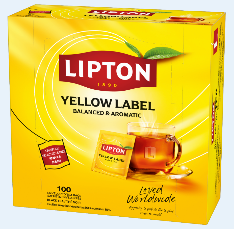 LIPTON YELLOW LABEL TE 100 PÅ