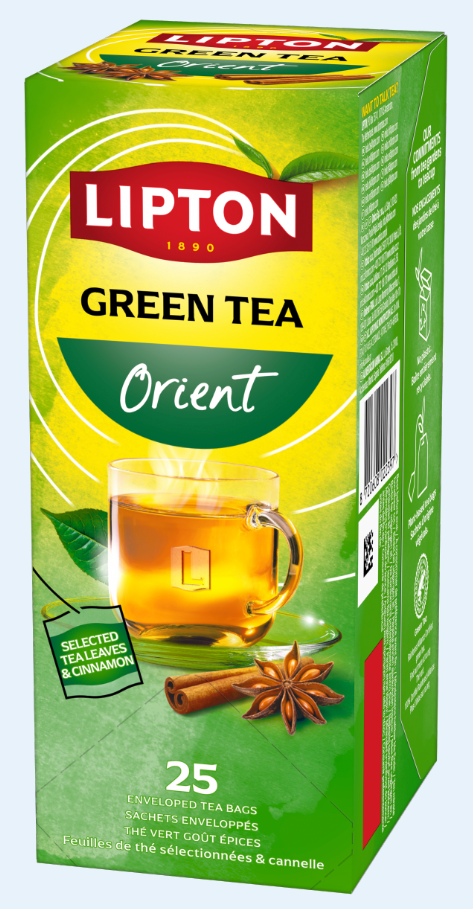 LIPTON GREEN TEA ORIENT 25PÅSA