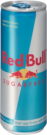 RED BULL SUGARFREE 25CL BURK
