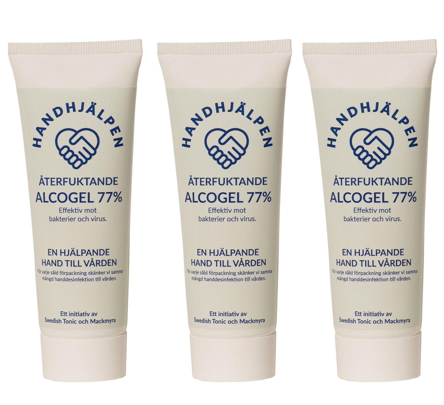 HANDHJÄLPEN ALCOGEL 77% 3-PAC*