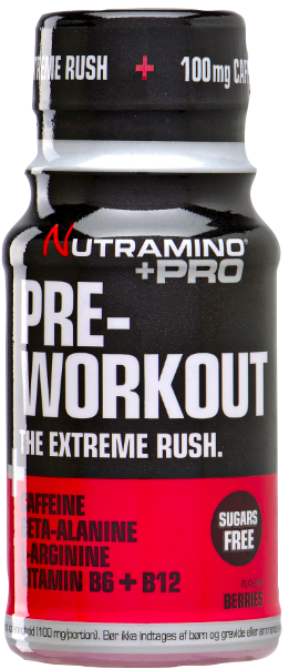 Nutramino +PRO Pre-Workout Shot Berries