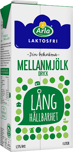 Laktosfri mjölk Lång hållbarhet