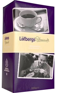 Löfbergs Mellanrost - malet kaffe - konsumentförpackning