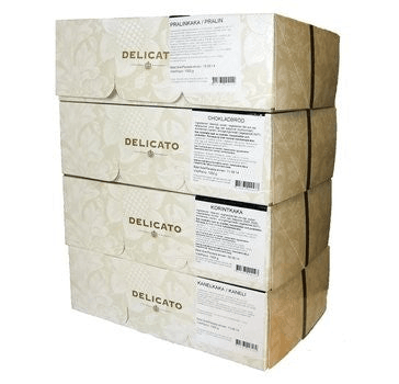 Delicato - 4 sorters kakor i sortimentkartong, 4 st x 1 kg