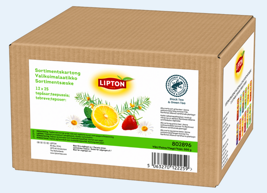 LIPTON SORT KRT TE  300 PÅSAR