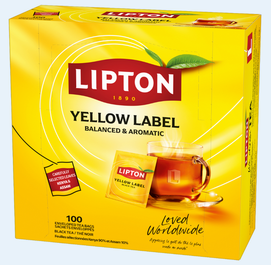 LIPTON YELLOW LABEL TE 100 PÅ