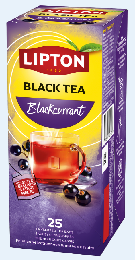 LIPTON BLACKCURRANT 25 PÅSAR