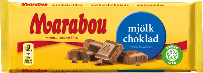 Marabou Mjölkchoklad, 100 g