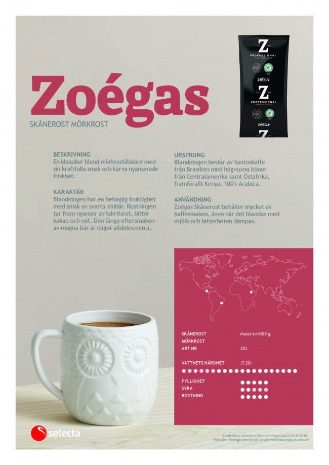 Zoégas Skånerost - malet kaffe