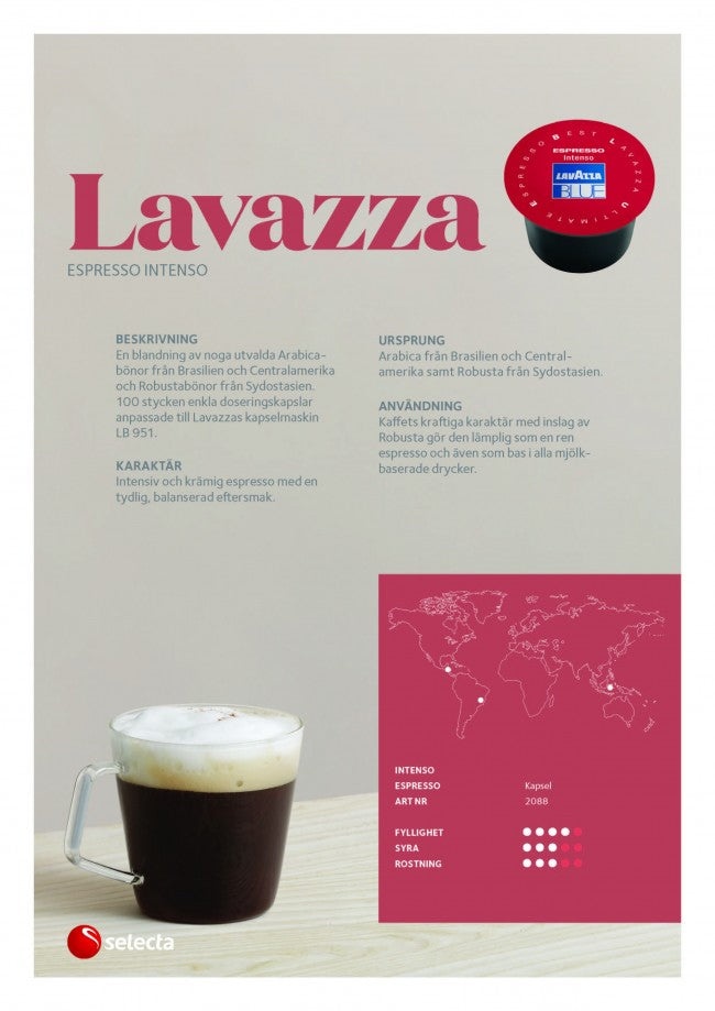 Lavazza - Kapslar - Espressokaffe Intenso