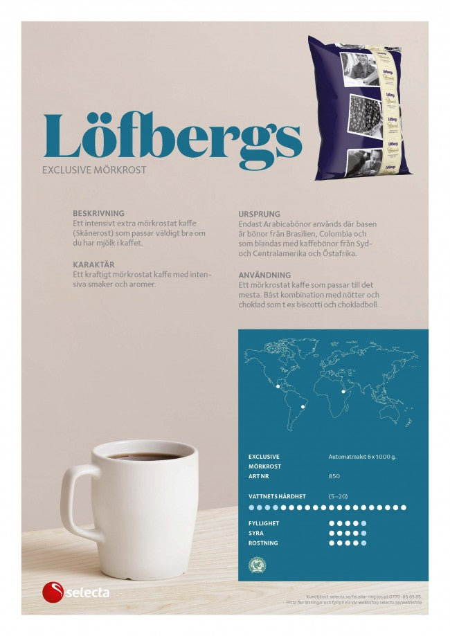 Löfbergs Exclusive - malet kaffe